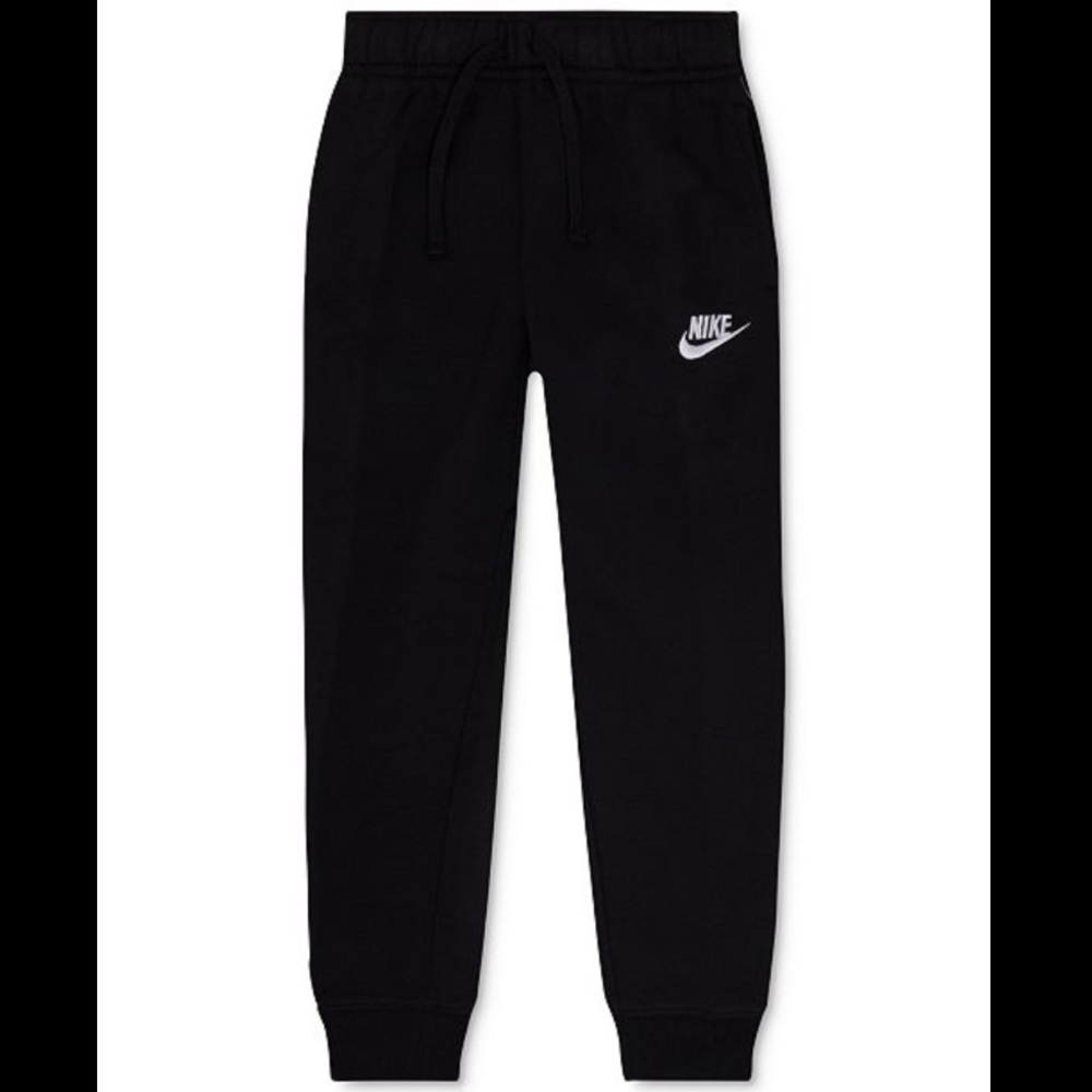 Boys black Nike sweatpants